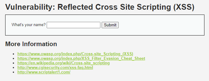 XSS(reflected)